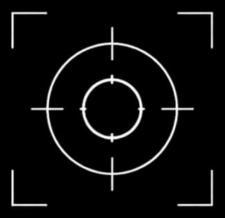 Overlapping capture frames with a point grid on the top layer, representing raw takes coming in and being scored